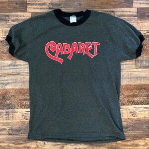 Cabaret Broadway Musical Ringer T-shirt Medium Retro Theater